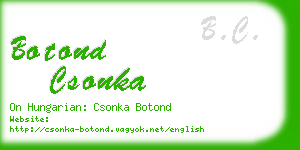botond csonka business card